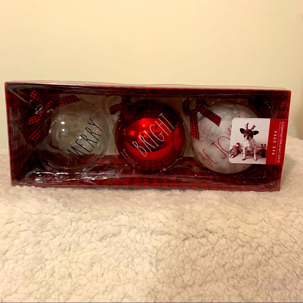 BNWT Rae Dunn Ornament Set